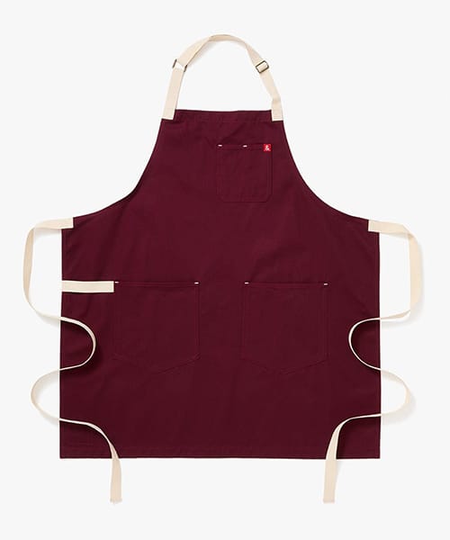 The Bordeaux Crossback Apron