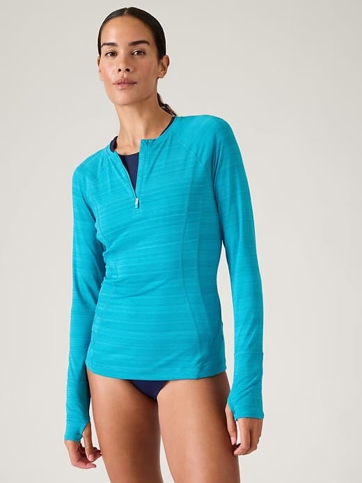 Athleta Pacifica Illume UPF Fitted Top