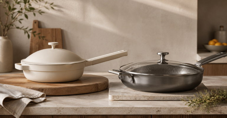 Our Place Review 2026 — Ceramic Always Pan or Titanium Pro?