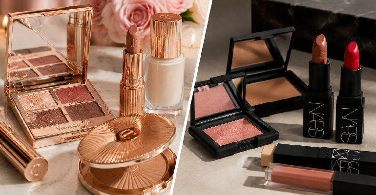 Charlotte Tilbury vs NARS: Which Luxury Makeup Brand Wins?