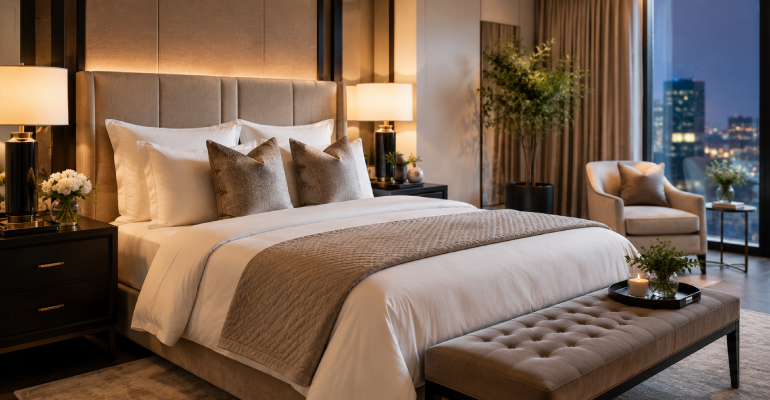 How to Make Your Bedroom Feel Like a Five-Star Hotel
