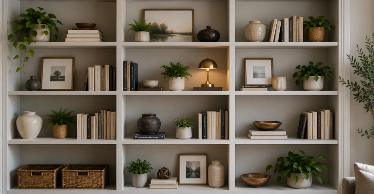 How to Style a Bookshelf Like a Designer — The Method That Actually Works